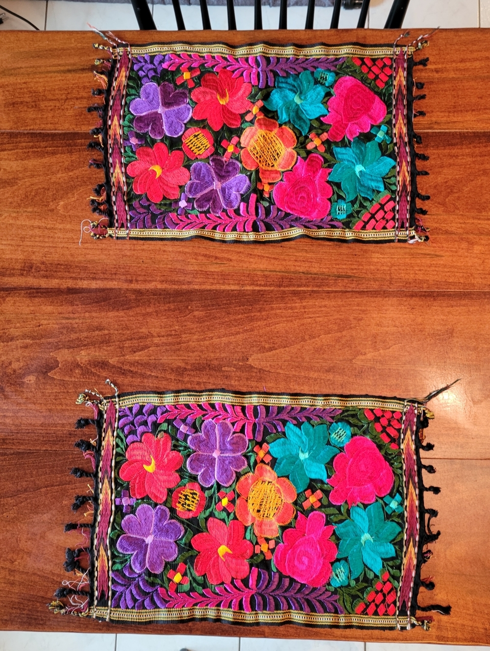 Vintage Handmade Placemats from Guatemala